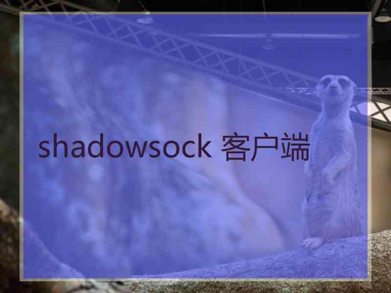 shadowsock 客户端