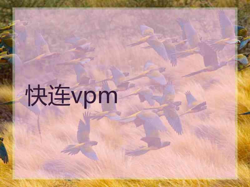 快连vpm